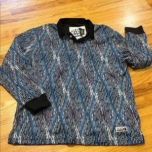 Real Bad Man Patterned Long Sleeve Shirt